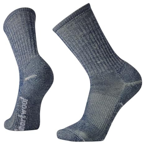 Smartwool Mens Hike Classic Edition Light Cushion Crew Hiking Socks, Alpine Blue., XL UK