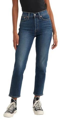 Levi's Women's Wedgie Straight Jeans (Also Available in Plus), (New) Indigo Here We Go 27 Regular