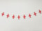England-Flagge, 40 Stück, England-Flagge, 11,4 m, Flagge, England, Nationalflagge England, 14 x 21 cm