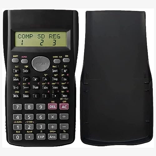 Scientific calculator for secondary school 12 Digit Double Line Display mathematical calculator with 240 functions suitable for Secondary School Students, Teachers and Business Use