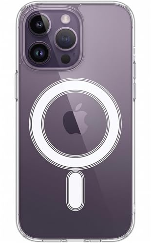 EON Schutzhülle für iPhone 14 Pro, optimiert für kabelloses Laden, transparent, Kratzfest, stoßfest