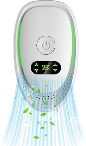 Air Purifier for Bedroom Home, 2 Pack Plug In Negative Ion Air Purifier, Portable Quiet Plug in A-ir P-urifier, Reduces Odours from Pets Toilet Dust Office Home Room (2PCS)