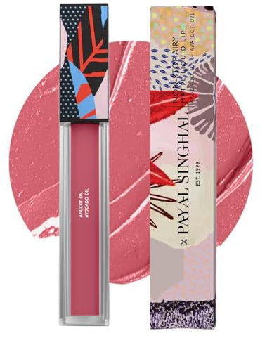 Non-Stop Airy Matte Liquid Lipstick - Rose Blush, 5ml | Long-Lasting, Waterproof & Smudge-Proof | Lightweight, Hydrating Formula with Avocado & Apricot Oil