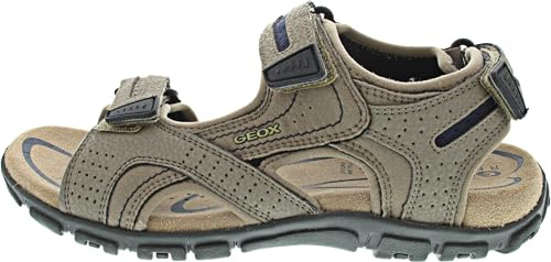 Geox Uomo Sandal Strada D Sandales à lanière pour homme - Marron - Taupe, 42 EU EU