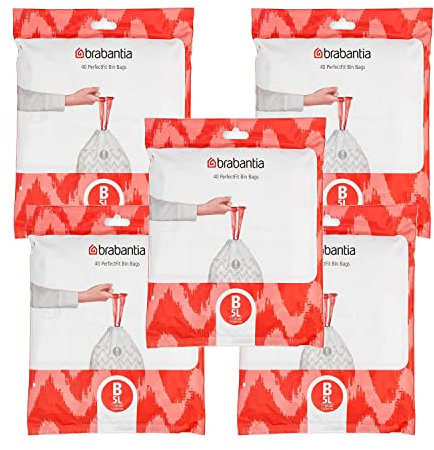 Brabantia Bin Liners 5 litres (B), pack of 180