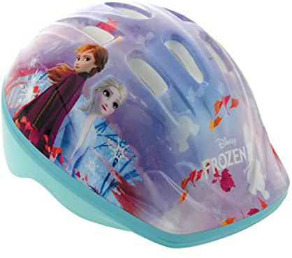MV Sports & Leisure Frozen 2 Safety Helmet, Casco da Bicicletta per Bambini Ragazza, Multicolore, 48cm-52cm