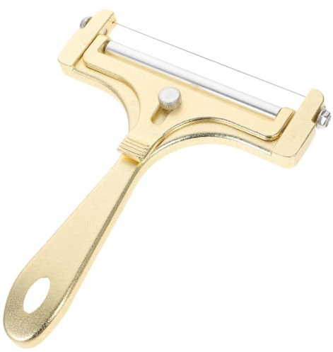 TOPBATHY Affettatrici Per Formaggio Acciaio Inossidabile Utensile Formaggio Filo Regolabile e Portatile Per Burro Panna e Alimenti Vari Resistente Facile Da Pulire