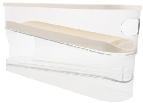 Lurrose Porte-œufs Pour Réfrigérateur Avec Couvercle Transparent Conception Biseautée Pour Glissement Facile Organisateur Œufs