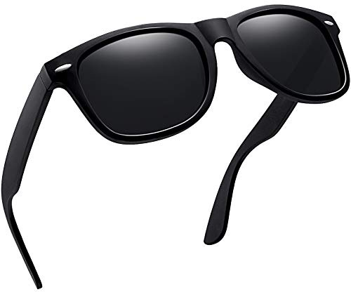 Joopin Gafas de Sol Hombre y Mujer Polarizadas Cuadradas Clásicas Negras Unisex Adulto Sunglasses Women Men Oculos de Sol Homem