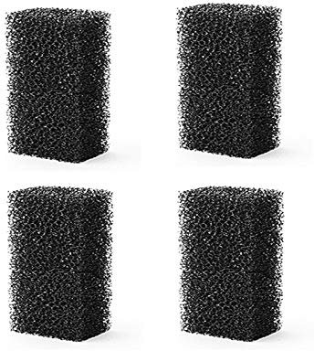 OsAtNb 4 Stück Schwamm für 6W 15W Aquarium Innenfilter 4in1 Multifunktionaler Aquarienfilter, 500-1800L/H Aquarien Filter mit 2 Filterschwämmen Sauerstoff Belüftung (4 Stück Schwamm für 6W 15W)