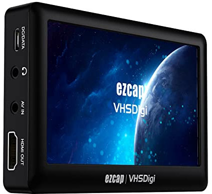 Y&H AV Video Recorders,Analog Video Audio to Digital Conversion - Digitize Record Video from VHS,VCR's, AV, RCA, Hi8, Camcorder, DVD Players ezcap180