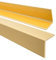 Quest Cornière PVC 40x40mm – Profilé d’Angle de Protection autoadhésif, Souple, Baguette pour rebords et Coins – crème, 200cm