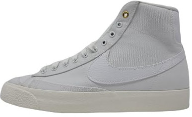 Nike Damen W Blazer Mid '77 CNVS Three Quarter High, White White Sail Black, 39 EU