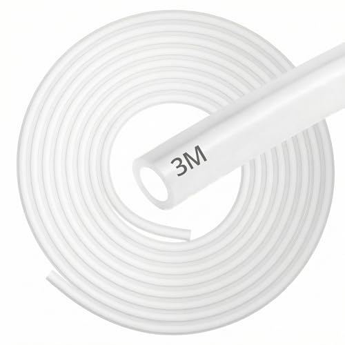 QWORK® Tuyau CO2 pour aquarium de 3 mètres, 4mm ID, 6mm OD, pour transfert d'eau, d'huile et d'air