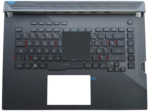 LIUHAOZ Laptop parts UK UA PO FR GR GK CS BE RGB Pre-key backlight laptop keyboard Topcase Palmrest For G531GV Laptop Keyboards C Shell(FR version 1)