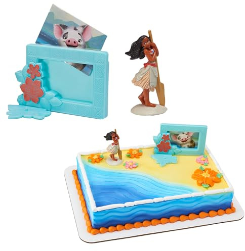 Decopac Disney Moana Adventures in Oceania Cake Topper DecoSet