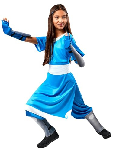 Rubies Costume officiel Avatar Le Dernier maître de l'air Korra Katara pour enfant Taille 9-10 ans