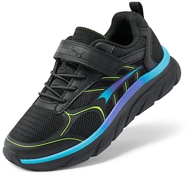 DREAM PAIRS Sneakers per Bambini e Bambine – Scarpe da Tennis e Corsa – Scarpe Bambini Sportive e da Palestra – Leggere e Traspiranti,Size 36,Nero Blu,SDRS2326K