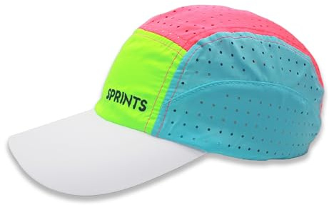 Sprints Race Day Performance HyperG Racing Cap | The Lightweight, Quick Dry, Running, Sport Hat, One Size, Unisex (Brisk Out The Blocks)