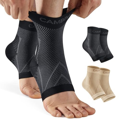 CAMBIVO Cavigliera Sportiva per Distorsione, Cavigliera Ortopedica, Tutore Caviglia, Compressione Fascia Elastica Caviglia per Sport, Fascite Plantare, Caviglie Deboli, Tendinite di Achille e Artrite