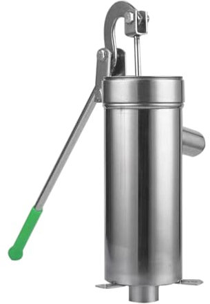 Pitcher Pump | Hand Water Pump for Garden | Manual Water Pumps, Easy Installation Stainless Steel Boost Fountain for Outdoor, Pond, Garden, Yard, Farm