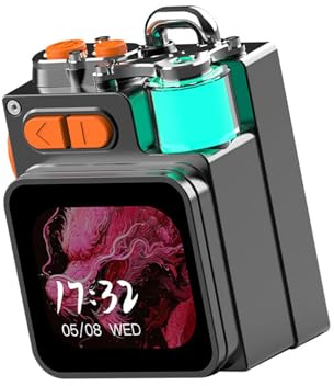 Whoasyst Piccoli altoparlanti intelligenti con touch screen a LED e bassi touch screen altoparlanti per le mani Altoparlanti per la casa suono facile
