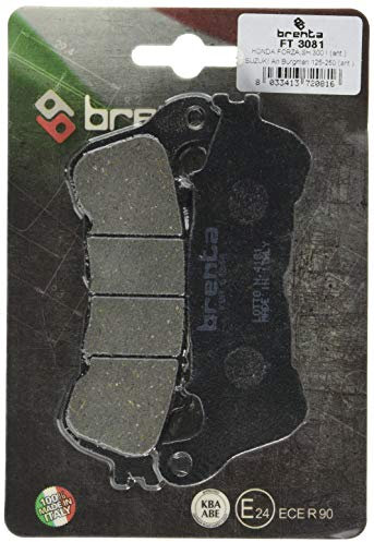 Brenta Motorrad Bremsbeläge organisch für Honda SH 150, EEF 125â s-wing, NES 125, CBF 600Â N