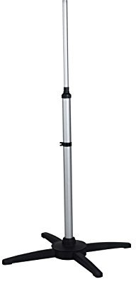 SUNTEC Soporte telescópico para calefactor radiante carbono para terraza Heat Ray Carbon 3000 outdoor [Para balcón/terraza/jardín, altura regulable de 110-180 cm]