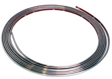 EUFAB 30183 Krom trim-list, universell, 3,65 m x 3,5 mm