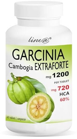 Garcinia Cambogia Extraforte Lineadiet - 1200 mg per CPR - 720 HCA - Prodotto Italiano (60)