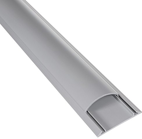 Maclean MCTV-674 Kabelkanal 1m Kabel Organizer mit Klebeband Kabelkanalführung Abdeckung Fußboden Kabelleiste (1)