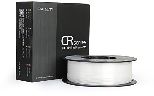 Creality Filamento PLA CR-SILK bianco, rotolo da 1 kg, 1,75 mm, compatibile con stampanti 3D FDM [3301120004]