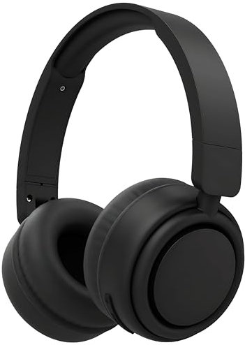APM Casque Bluetooth 5.3 Essentiel, Casque sans Fil Supra-auriculaire, Connexion Facile, Léger, Confortable et Pliable, Autonomie Jusqu’à 20h, Compatible iPhone Samsung PC Tablette, Noir, 200027