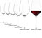 Stölzle Lausitz Rotweinkelch Fino/Rotweinglas 6er Set/Hochwertige moderne Rotweingläser/Elegante leichte Weingläser Rotwein/Stölzle Rotweingläser/Weinkelche Glas