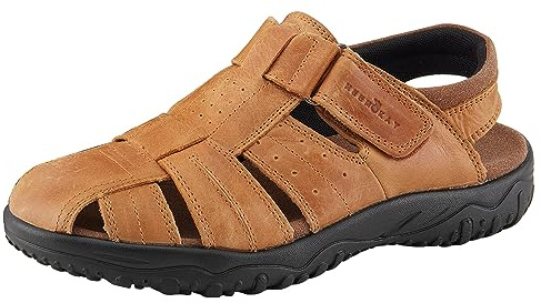 MGGMOKAY Sandalias Cuero Hombre Trekking Sandalia Hombre Verano