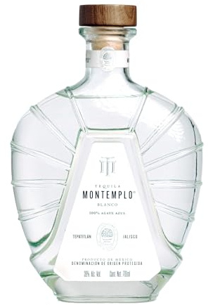 Tequila Montemplo Blanco 100% Agave Azul, 39% Vol, 70cl.