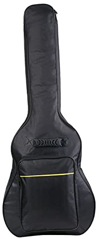 rockible Lightweight 36 Acoustic Guitar Padded Gig Bag Backpack Straps