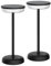 Northpoint LED Solar Tischlampe Tischleuchte mit Akku Cocktaillampe USB-C stufenlos dimmbar wetterfest Outdoor (2er-Set schwarz)