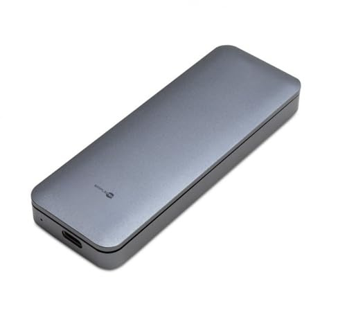 SIMPLETEK - External SSD 480GB M.2 NVMe PCIe | USB 3.1 Gen2 (10Gbps) Type-C Box | Aluminium with USB-A Adapter | NOT SATA