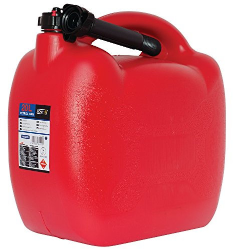 S SUMEX Bidón Gasolina 20 Litros Homologación Oficial Incluye Tubo Flexible Antiderrame Material Resistente y Duradero