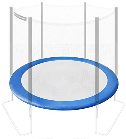 Ultrasport Kantskydd, för Jumper och Wave trädgårds studsmatta, fjäderskydd, studsmatta kantskydd, för diameter från 180 till 430 cm, studsmattatillbehör för mer säkerhet
