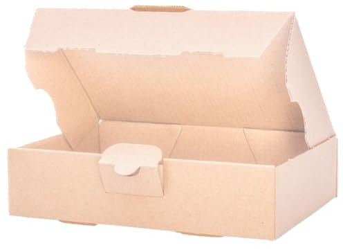 verpacking Maxibriefkartons 180 x 130 x 45 mm Maxibrief MB-2 Braun Versand Post Faltschachtel DIN A6 | C6 (Innenmaß 170 x 125 x 41 mm) Versandschachtel Büchersendung (50 Stück)