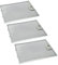 vhbw 3x Filter Metallfettfilter Dauerfilter kompatibel mit Siemens LC957WA20/01, LC964WA10/01 Dunstabzugshaube, Metall