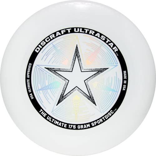 Discraft 175 Gram White Ultrastar Sport Disc. Foil Colors May Vary.