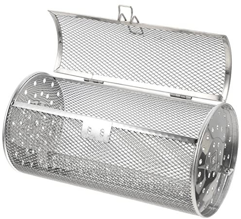 Luxshiny Panier à Griller Acier Inoxydable De Four Électrique Rotatives à Degrés pour Grillades Paniers De Grillades Résistants à Usure