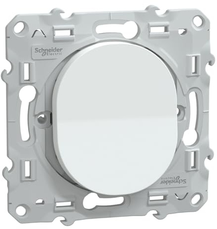 permutateur - blanc - fixation par vis - sans plaque - schneider electric s320205