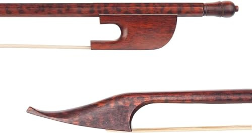 Arco de violín vintage de madera de serpiente, para violín de tamaño 4/4, orquesta de violín y viola, hecho a mano (viola barroco)