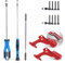 Metall-Triggerschalter, Ersatz kompatibel mit Dyson V10 V11 SV12 SV14 Staubsauger, Metall-Netzschalter, Reparaturzubehör mit Reparaturwerkzeug-Set