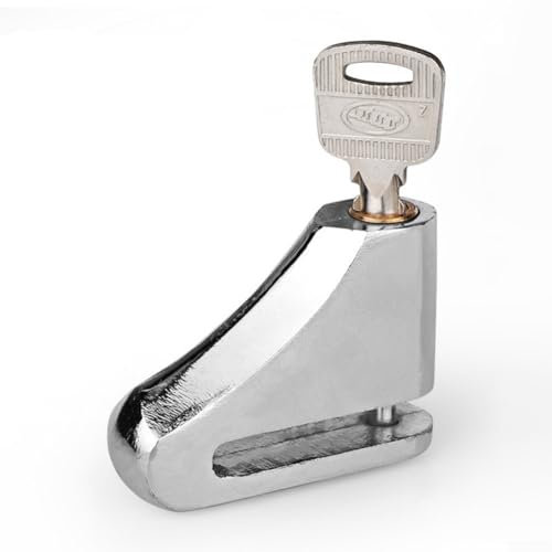 Blocco freno a disco di sicurezza per moto e biciclette, con meccanismo a chiave affidabile