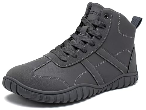 HOBIBEAR Unisex Wide Barefoot Boots for Mens Womens Hiking Outdoor Walking Shoes